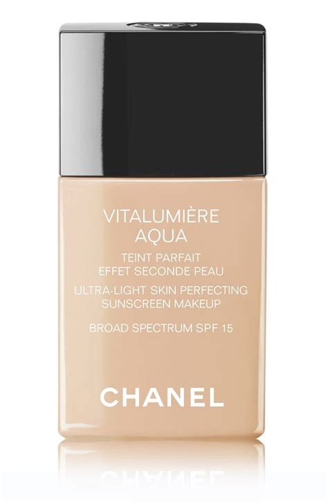 chanel vitalumière aqua sunscreen.